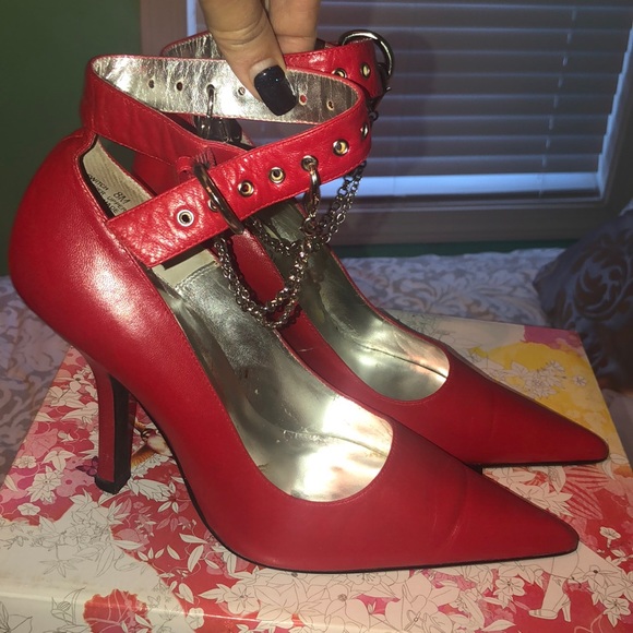 Red Chinese laundry heels - Picture 5 of 5
